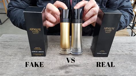 armani code absolu fake vs real|how to check Armani perfume.